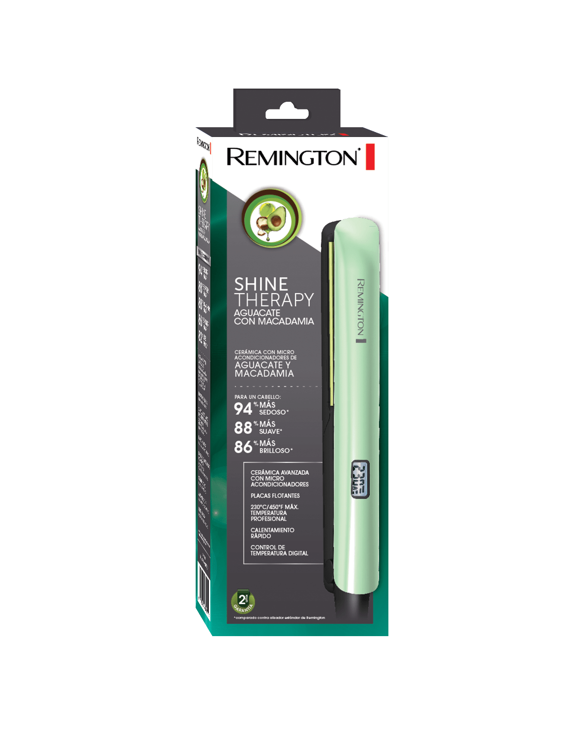 PLANCHA SHINE THERAPY DE AGUACATE REMINGTON