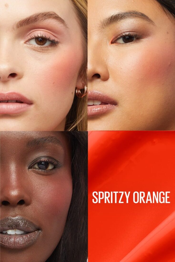 RUBOR LIQUIDO SUNKISSER SPRITZY ORANGE MAYBELLINE - Imagen 2